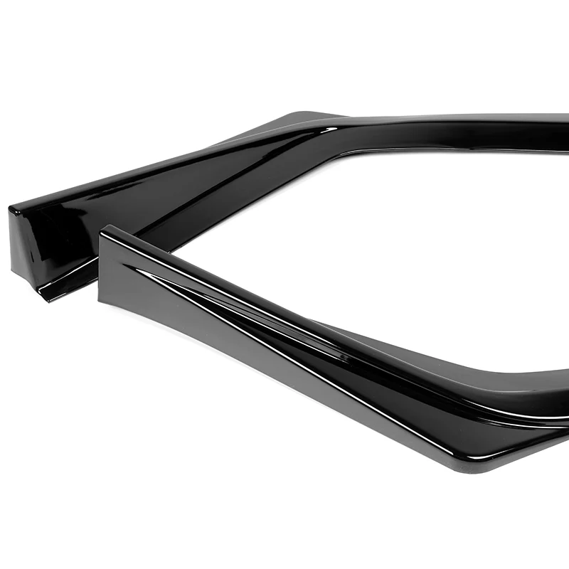 For 2020-2022 Subaru Impreza JDM CS-Style 3-PCS Painted Black Front Bumper Spoiler Lip - Image 3