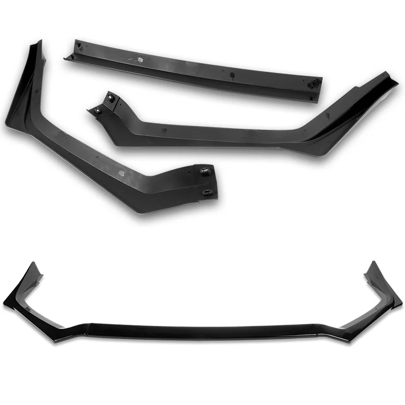 For 2020-2022 Subaru Impreza JDM CS-Style 3-PCS Painted Black Front Bumper Spoiler Lip - Image 4