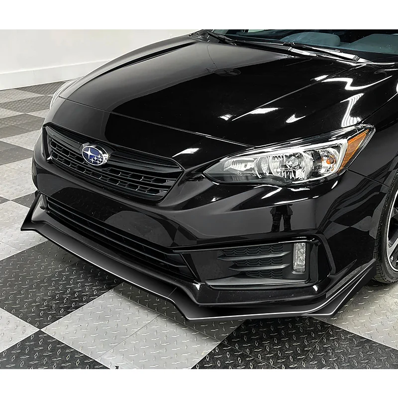 For 2020-2022 Subaru Impreza JDM CS-Style 3-PCS Painted Black Front Bumper Spoiler Lip - Image 5
