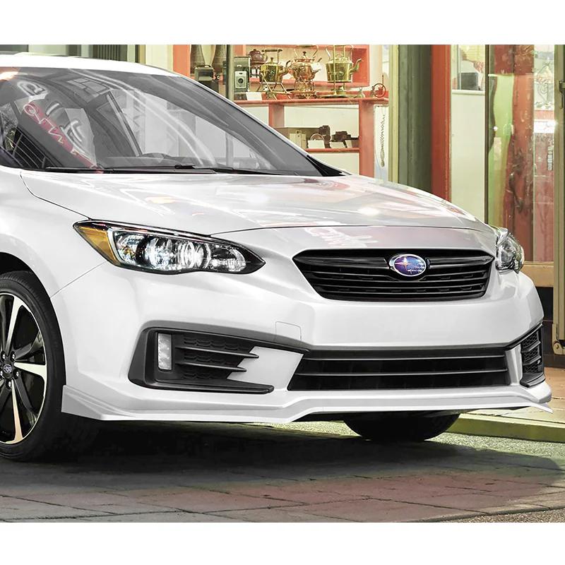 For 2020-2022 Subaru Impreza JDM CS-Style 3-PCS Painted White Front Bumper Spoiler Lip - Image 5