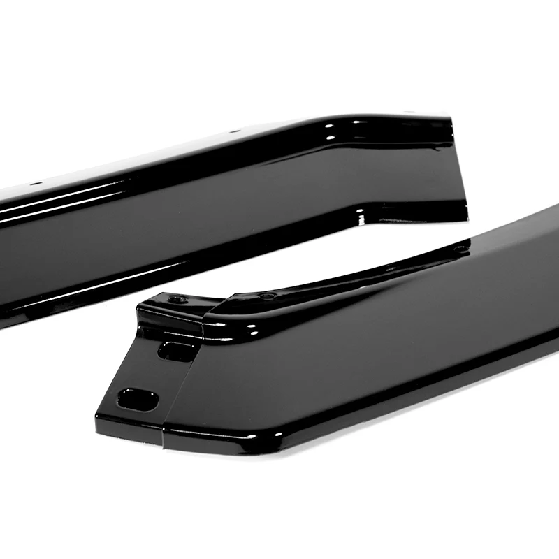 For 2020-2025 Chevy Corvette C8 5VM-Style 3-Pcs Painted Black Front Bumper Spoiler Lip - Image 2