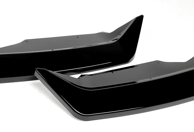 For 2020-2023 Nissan Sentra Painted Black Front Bumper Body Kit Spoiler Lip 3PCS - Image 2