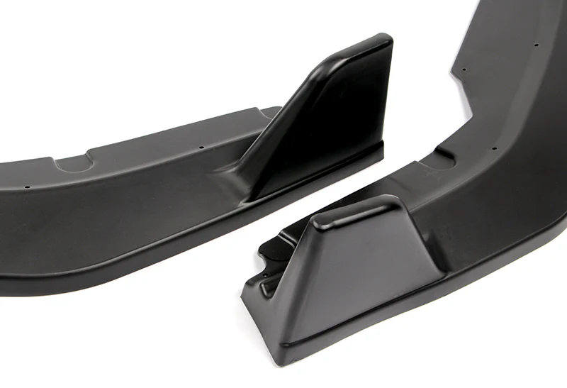 For 2020-2023 Nissan Sentra Unpainted Matte Black Front Bumper Body Kit Spoiler Lip 3PCS - Image 2
