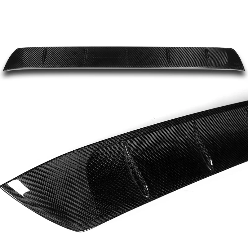 For 2020-2024 Toyota GR Supra A90 Carbon Fiber Rear Roof Visor Window Spoiler - Image 2