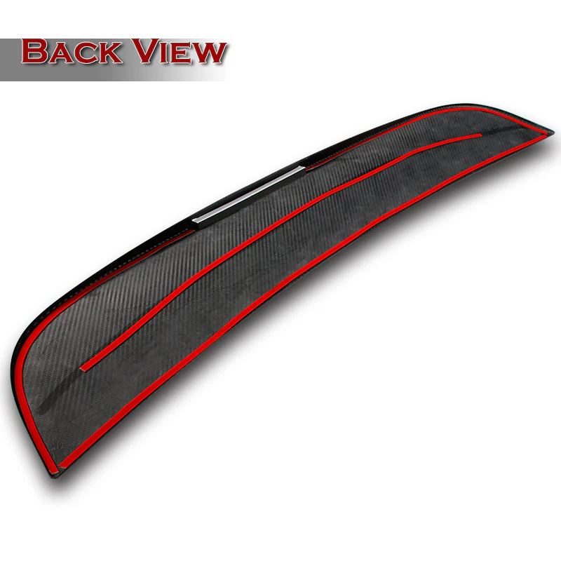 For 2016-2025 Tesla Model X OE-Style Matte Carbon Fiber Rear Trunk Spoiler Wing - Image 3