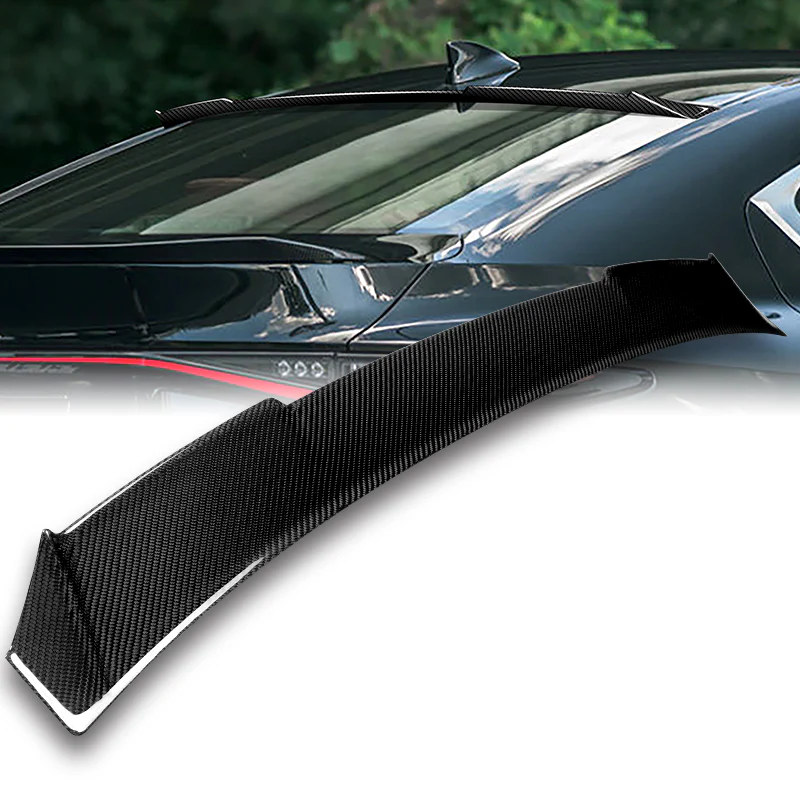 For 2021-2025 LEXUS IS300 IS350 IS500 F-Style Carbon Fiber Rear Roof Visor Window Spoiler - Image 5