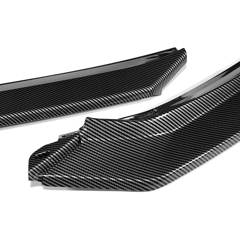 For 2021-2024 Kia K5 GT-Line STP-Style 3-PCS Carbon Painted Front Bumper Spoiler Lip - Image 2