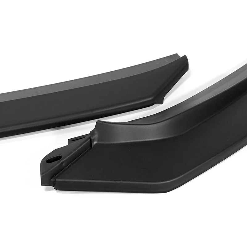 For 2021-2024 Kia K5 GT-Line STP-Style 3-PCS Matt Black Front Bumper Body Spoiler Lip - Image 2