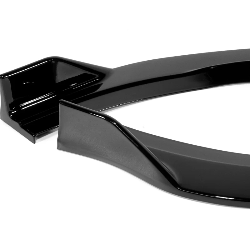 For 2021-2024 Kia K5 GT-Line STP-Style 3-PCS Painted Black Front Bumper Spoiler Lip - Image 3