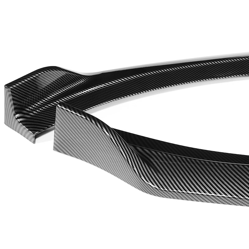 For 2021-2024 Kia Optima K5 3-PCS Carbon Painted Front Bumper Splitter Spoiler Lip - Image 3