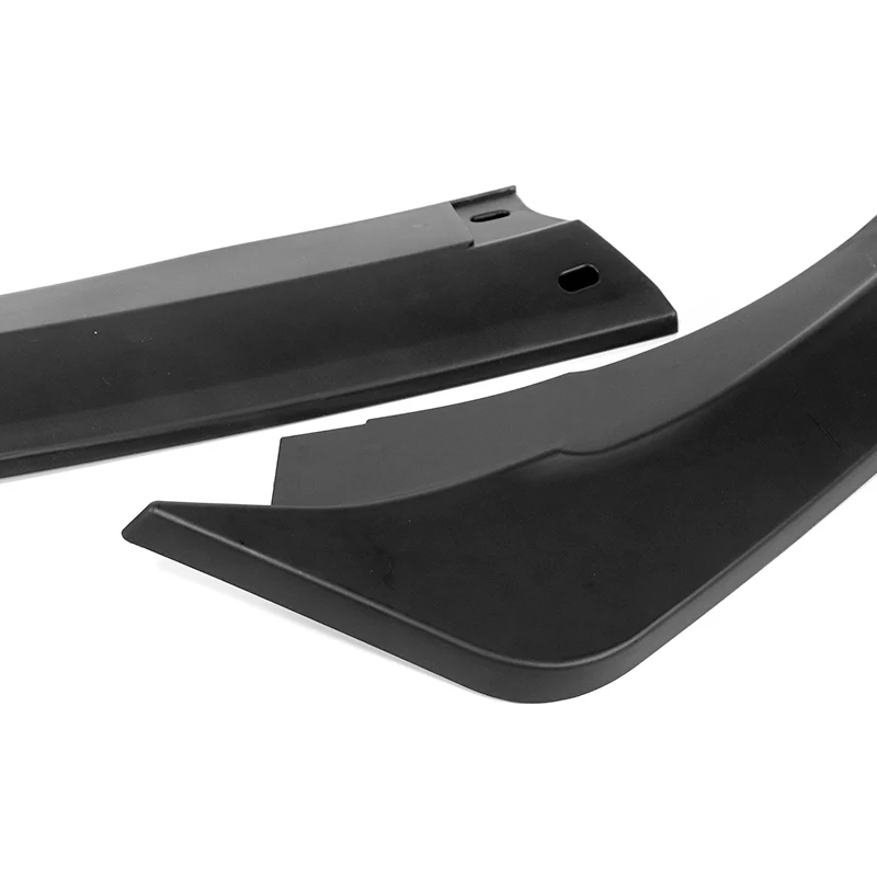 For 2021-2024 Kia Optima K5 3-PCS  Matt Black Front Bumper Body Splitter Spoiler Lip - Image 2
