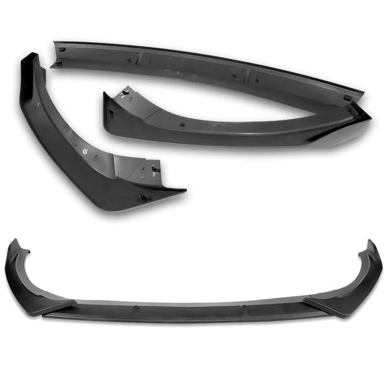 For 2021-2024 Kia Optima K5 3-PCS  Matt Black Front Bumper Body Splitter Spoiler Lip - Image 4