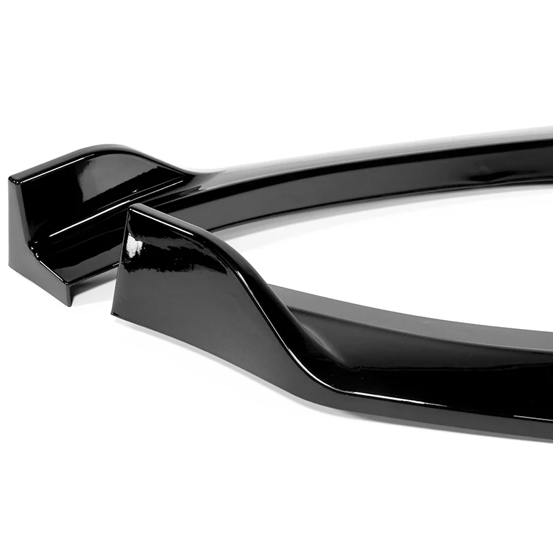 For 2021-2024 Kia Optima K5 3-PCS Painted Black Front Bumper Body Splitter Spoiler Lip - Image 3