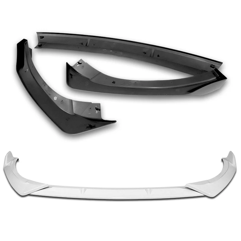 For 2021-2024 Kia Optima K5  3-PCS Painted White Front Bumper Body Splitter Spoiler Lip - Image 4