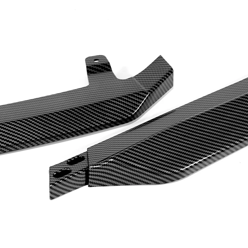 For 2021-2025 Lexus IS300 IS350 Base V-Style 3-PCS Carbon Look Front Bumper Lip - Image 2