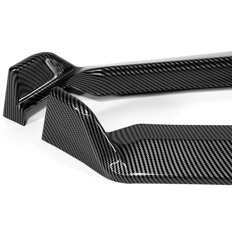 For 2021-2025 Lexus IS300 IS350 Base V-Style 3-PCS Carbon Look Front Bumper Lip - Image 3