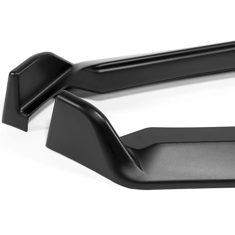 For 2021-2025 Lexus IS300 IS350 Base V-Style 3- PCS Matt Black Front Bumper Spoiler Lip - Image 3