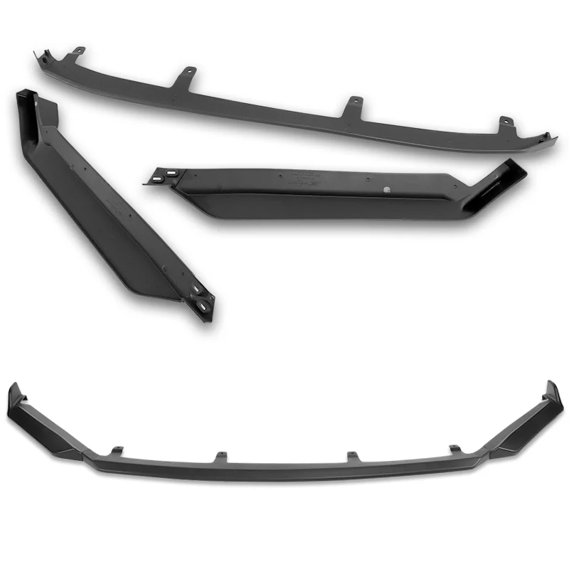 For 2021-2025 Lexus IS300 IS350 Base V-Style 3- PCS Matt Black Front Bumper Spoiler Lip - Image 4