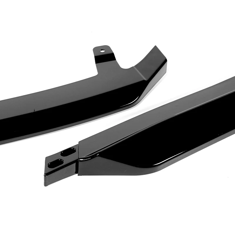 For 2021-2025 Lexus IS300 IS350 Base V-Style 3-PCS  Painted Black Front Bumper Lip - Image 2