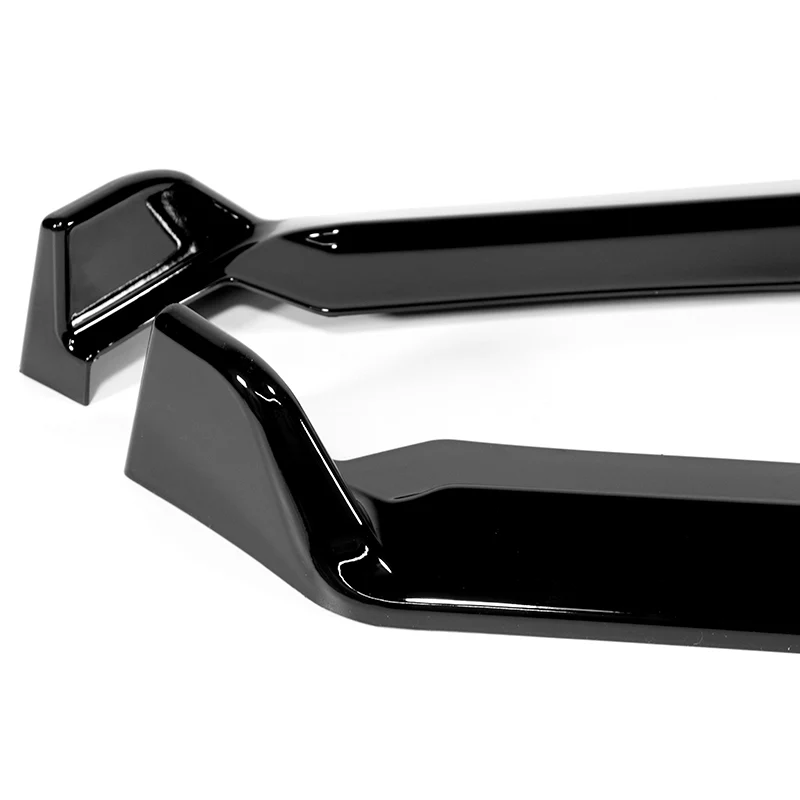 For 2021-2025 Lexus IS300 IS350 Base V-Style 3-PCS  Painted Black Front Bumper Lip - Image 3