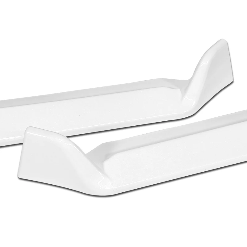 For 2021-2025 Lexus IS300 IS350 Base V-Style 3-PCS Painted White Front Bumper Lip - Image 3