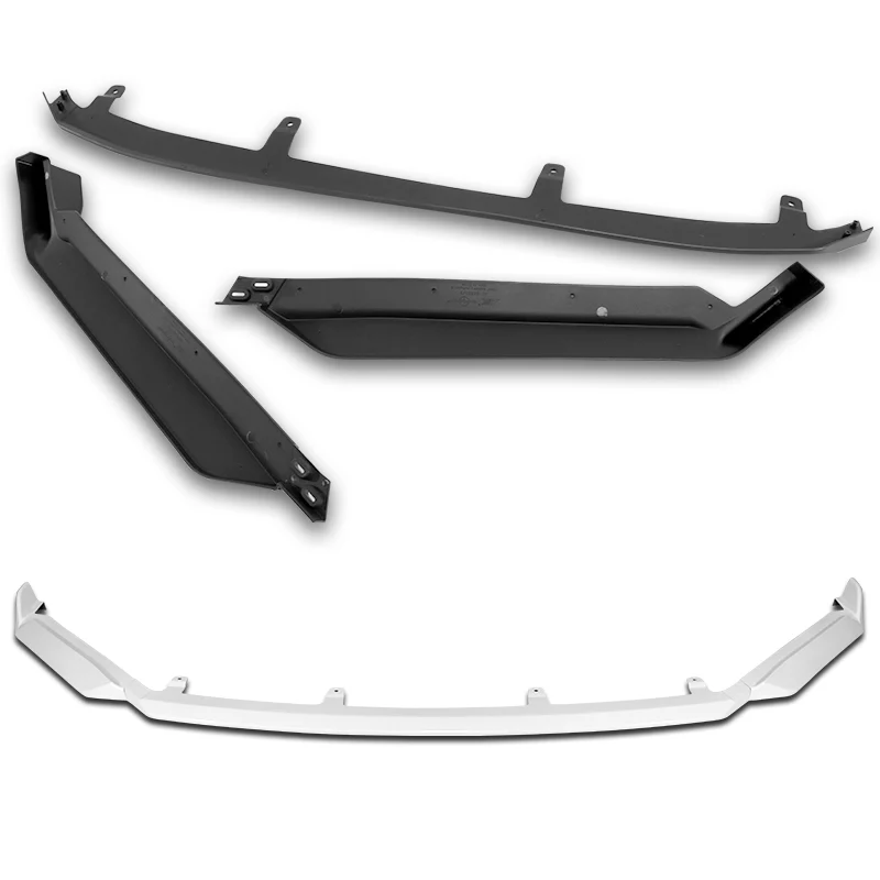 For 2021-2025 Lexus IS300 IS350 Base V-Style 3-PCS Painted White Front Bumper Lip - Image 4