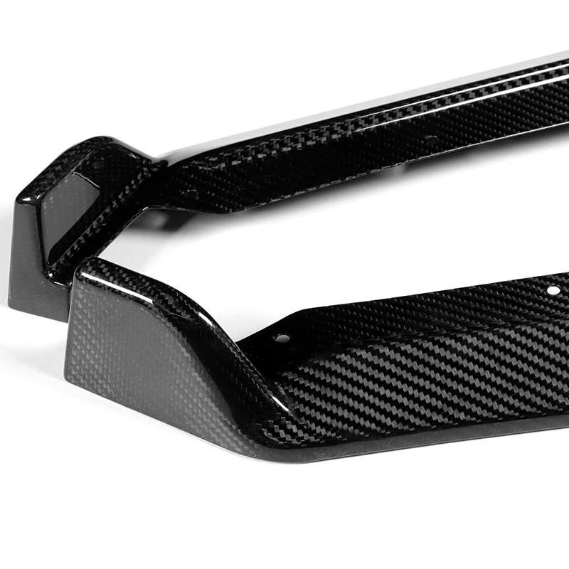 For 2021-2025 Lexus IS300 IS350 Base V-Style 3-PCS  Real Carbon Fiber Front Bumper Lip - Image 3