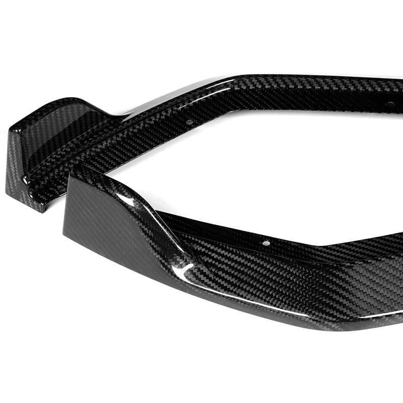 For 2021-2025 Lexus IS350 IS500 F-Sport V-Style 3-PCS  Carbon Fiber Front Bumper Lip - Image 3