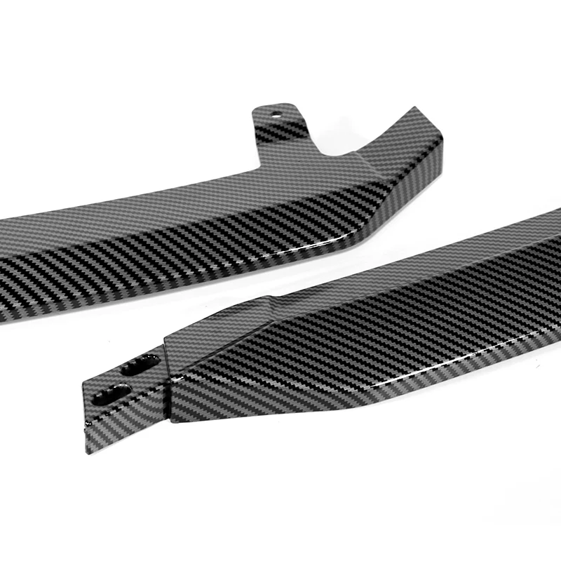 For 2021-2025 Lexus IS350 IS500 F-Sport V-Style 3-PCS Carbon Painted Front Bumper Lip - Image 2