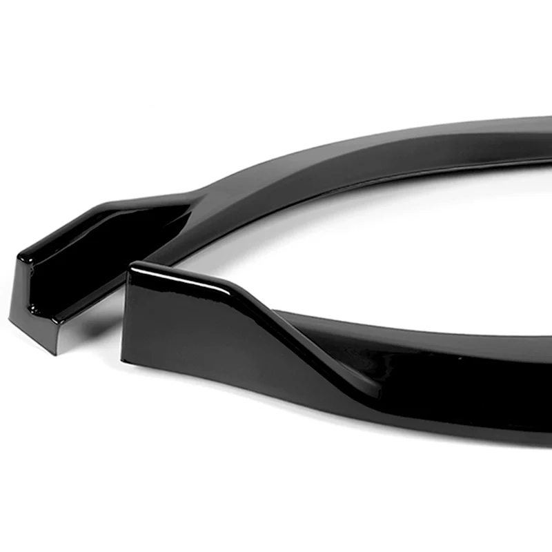 For 2021-2022 Toyota Camry LE Painted Black 3 Pcs Front Bumper Splitter Spoiler Lip - Image 3