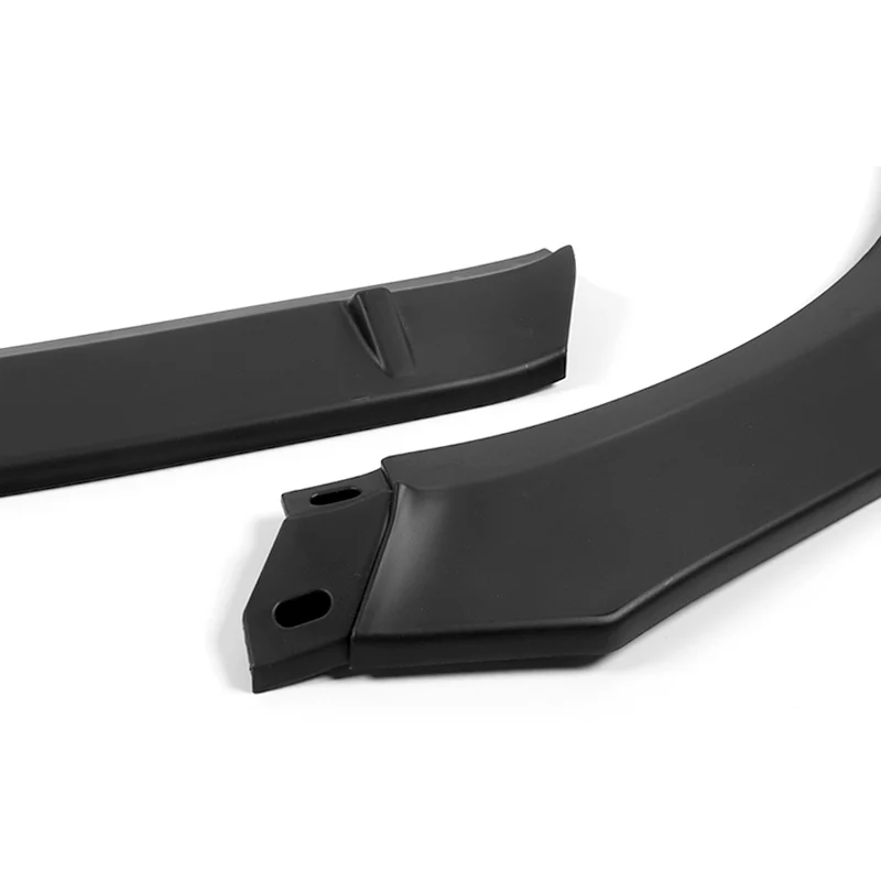 For 2021-2022 Toyota Camry LE STP-Style Black 3 Pcs  Front Bumper Splitter Spoiler Lip - Image 2