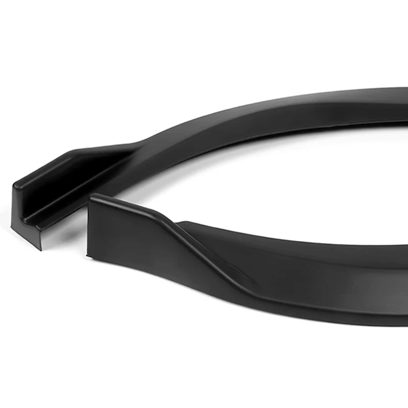 For 2021-2022 Toyota Camry LE STP-Style Black 3 Pcs  Front Bumper Splitter Spoiler Lip - Image 3