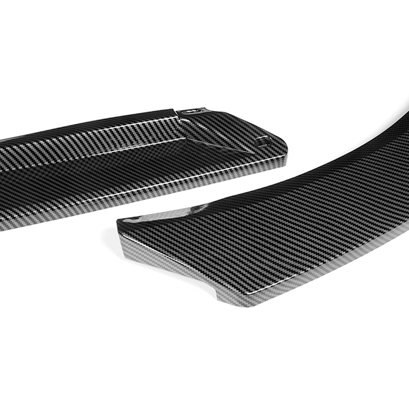 For 2021-2024 Toyota Camry SE Carbon Look 3pcs  Front Bumper Splitter Spoiler Lip - Image 2