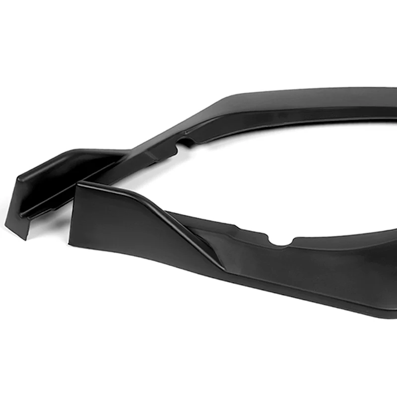 For 2021-2024 Toyota Camry SE Matt Black 3pcs Front Bumper Splitter Spoiler Lip - Image 3