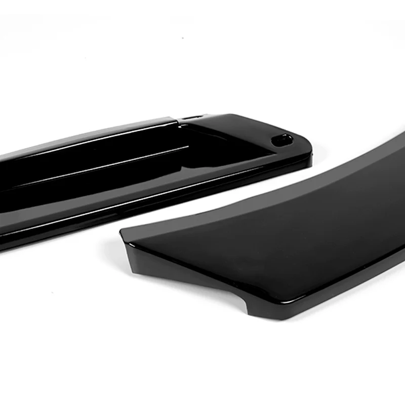 For 2021-2024 Toyota Camry SE Painted Black 3Pcs Front Bumper Splitter Spoiler Lip - Image 2