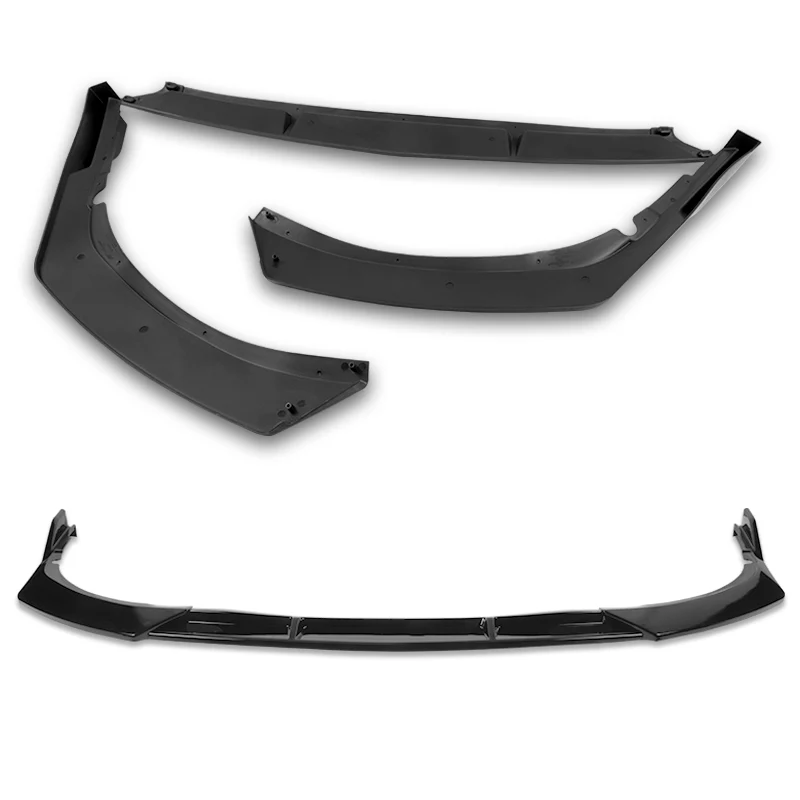 For 2021-2024 Toyota Camry SE Painted Black 3Pcs Front Bumper Splitter Spoiler Lip - Image 4