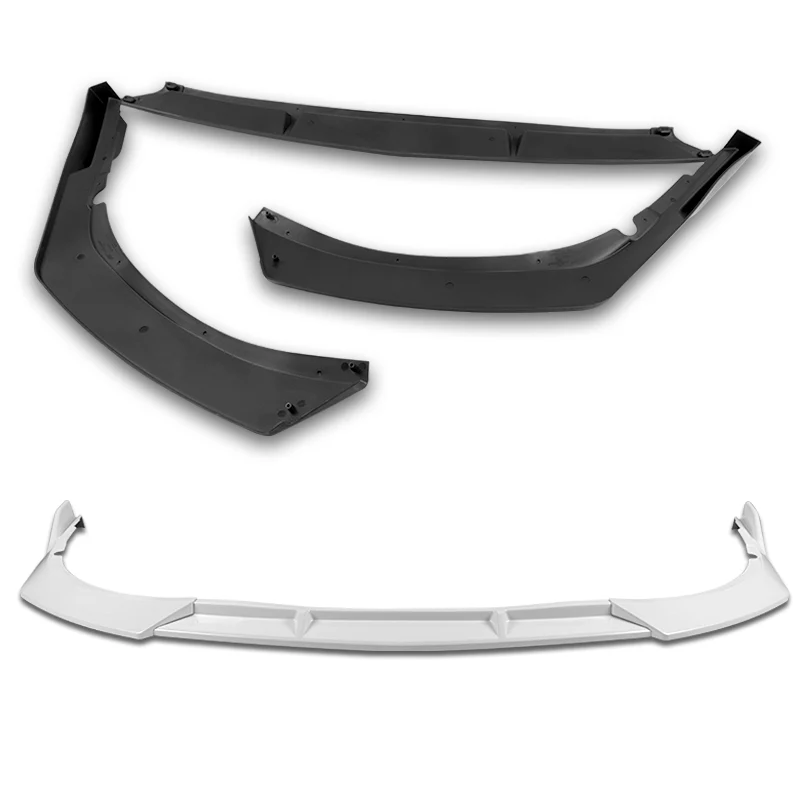 For 2021-2024 Toyota Camry SE Painted White 3Pcs  Front Bumper Splitter Spoiler Lip - Image 4