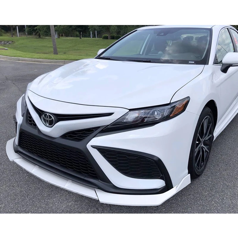 For 2021-2024 Toyota Camry SE Painted White 3Pcs  Front Bumper Splitter Spoiler Lip - Image 5