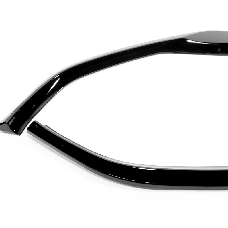 For 2021-2023 BMW 5-Series G30 M-Sport Painted Black Front Bumper Splitter Spoiler Lip 3PCS - Image 3