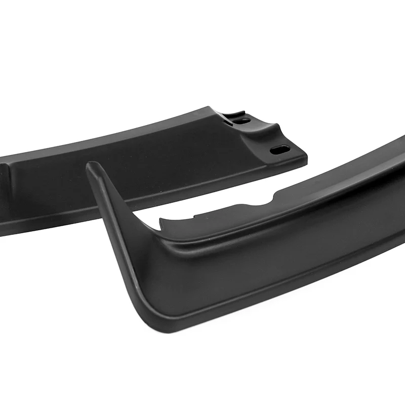 For 2012-2014 Ford Focus ST MK3 GT-Style Unpainted Matte Black Front Bumper Splitter Spoiler Lip 3PCS - Image 2