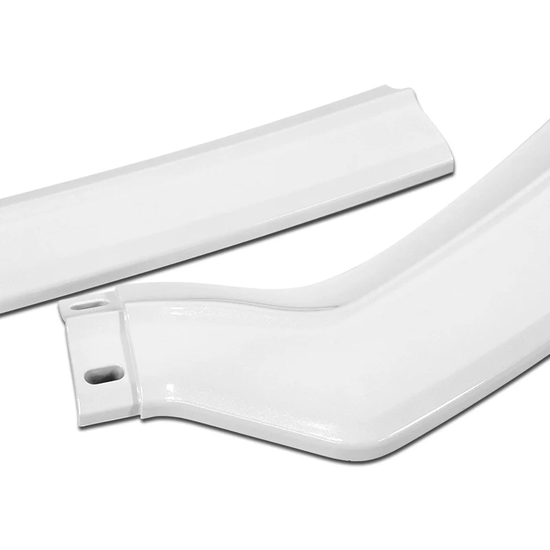 For 2021-2025 Ford Mustang Mach-E GT 3-PCS Painted White Front Bumper Body Spoiler Lip - Image 2