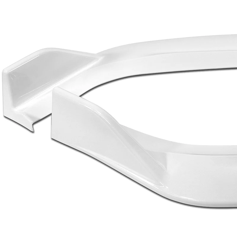 For 2021-2025 Ford Mustang Mach-E GT 3-PCS Painted White Front Bumper Body Spoiler Lip - Image 3