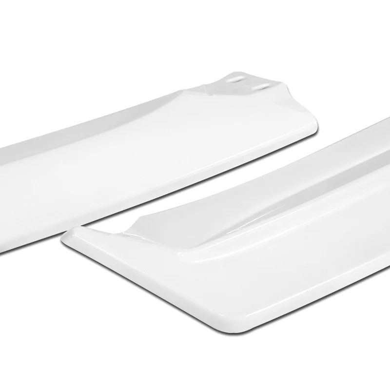 For 2021-2022 Honda Accord Sedan 3-PCS Painted White Front Bumper Spoiler Splitter Lip - Image 2