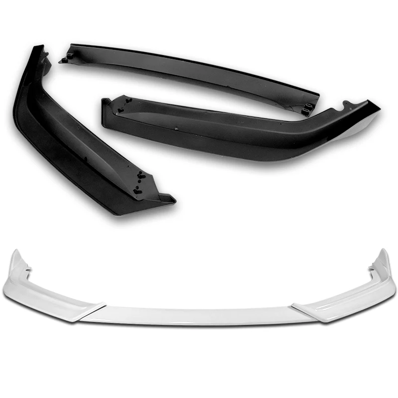 For 2021-2022 Honda Accord Sedan 3-PCS Painted White Front Bumper Spoiler Splitter Lip - Image 4