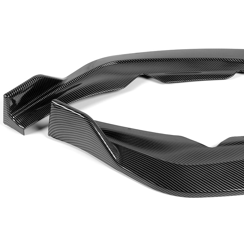 For 2021-2023 Toyota Sienna LE XLE MP-Style Carbon Look 3-Pcs Front Bumper Spoiler Lip - Image 3