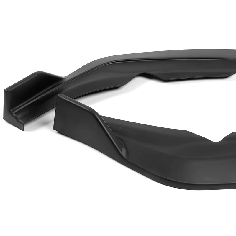 For 2021-2023 Toyota Sienna LE XLE MP-Style Matt Black 3-Pcs Front Bumper Spoiler Lip - Image 3