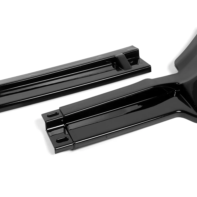For 2021-2023 Toyota Sienna LE XLE MP-Style Painted BLACK  3-Pcs Front Bumper Spoiler Lip - Image 2