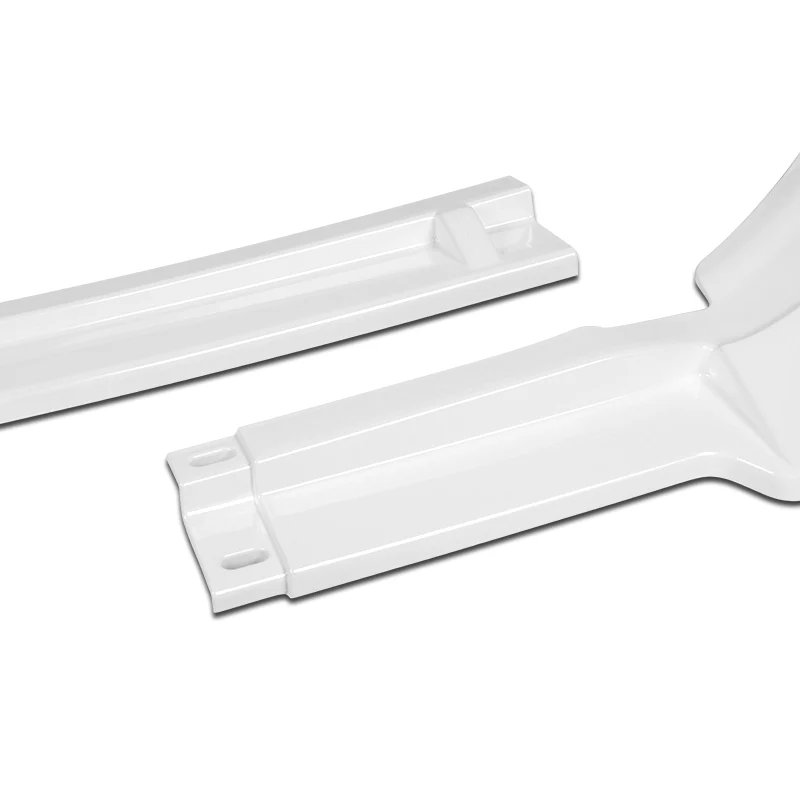 For 2021-2023 Toyota Sienna LE XLE MP-Style Painted WHITE 3-Pcs Front Bumper Spoiler Lip - Image 2