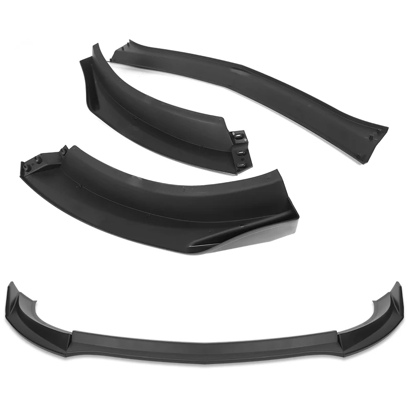 For 2023-2025 Nissan Z 400Z NS-Style Matte Black Front Bumper Body Splitter Spoiler Lip 3PCS - Image 4
