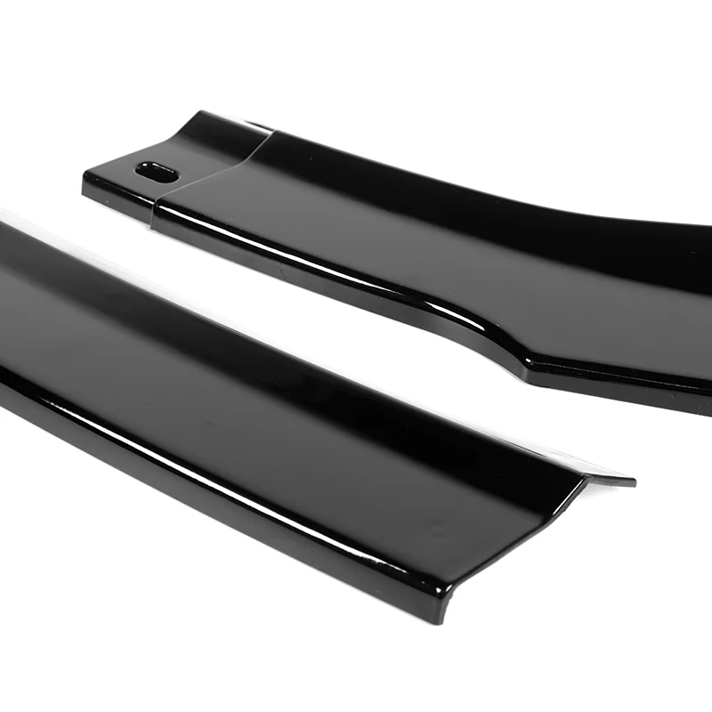 For 2021-2025 BMW M3 M4 G80 G82 G83 Painted Black Front Bumper Body Splitter Spoiler Lip 3PCS - Image 2